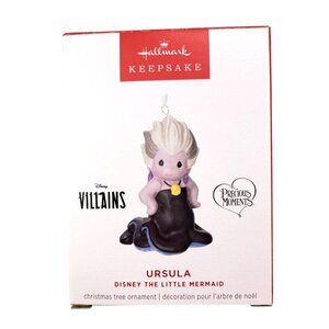 Hallmark Disney 2024 Ursula Ornament Little Mermaid Villain Precious Moments NEW